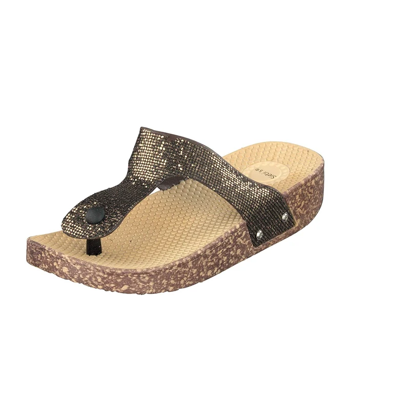 Siebi's Plateau Sandalen bronze