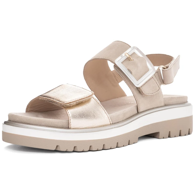 Ara Malaga Sandale Gold