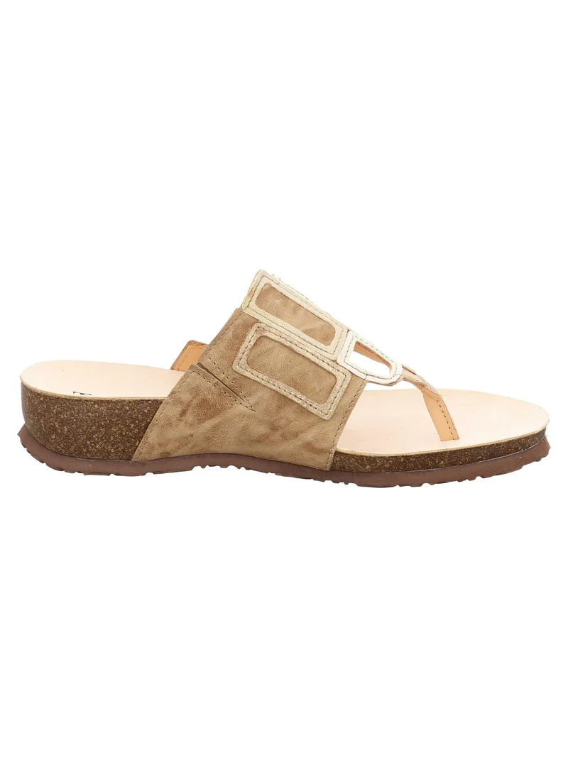 Think Zehentrenner Beige