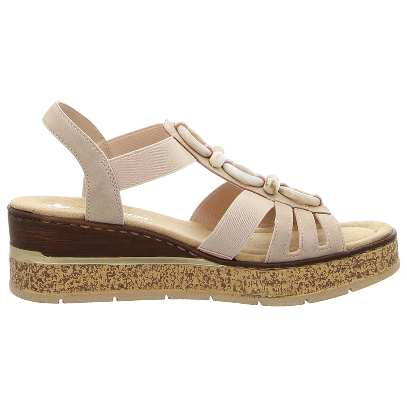 Rieker Sandale Creme
