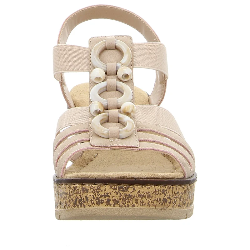 Rieker Sandale Creme