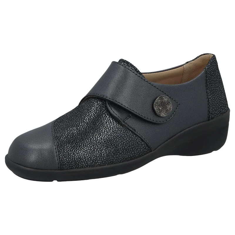 Solidus Komfort Slipper schwarz