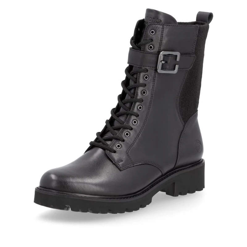Remonte Schnür-Stiefeletten schwarz
