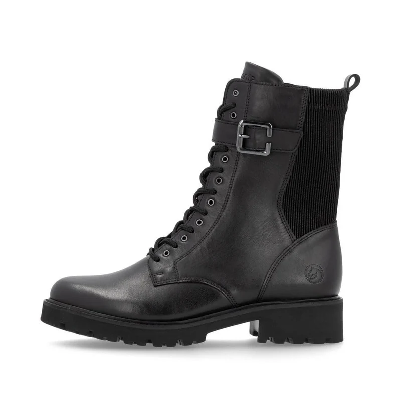 Remonte Schnür-Stiefeletten schwarz