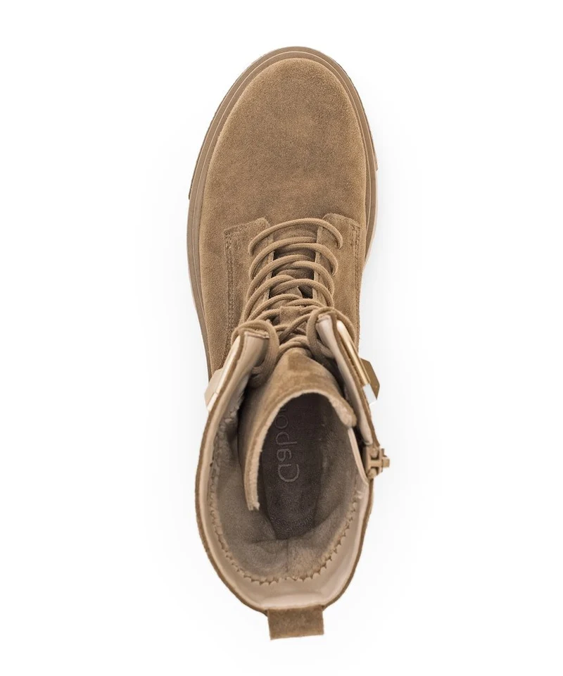 Gabor Schnür-Stiefeletten beige