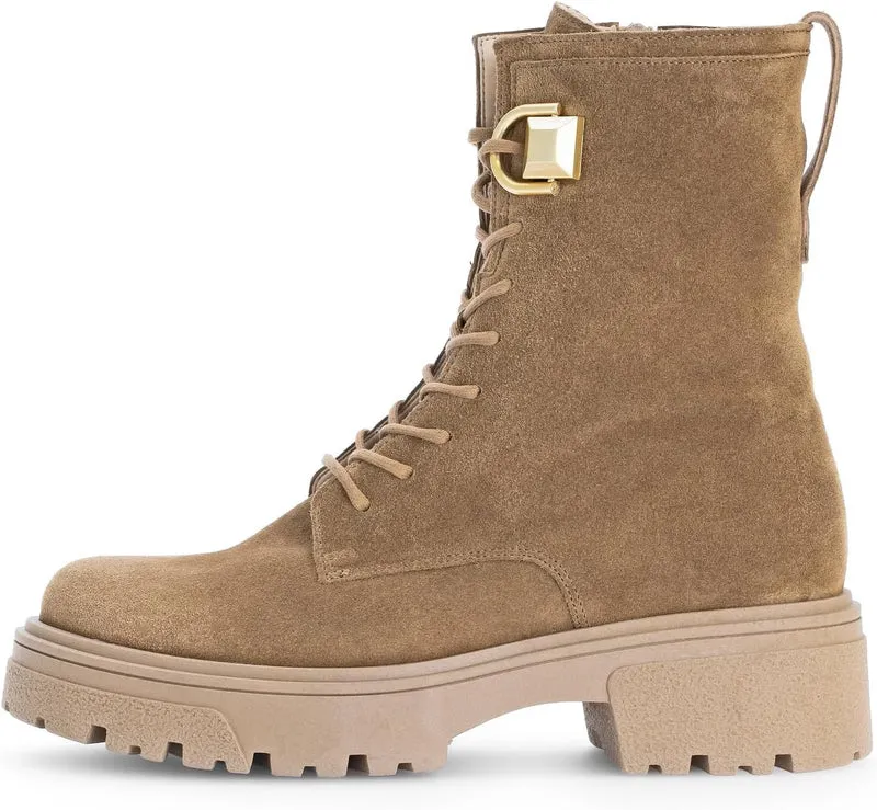 Gabor Schnür-Stiefeletten beige