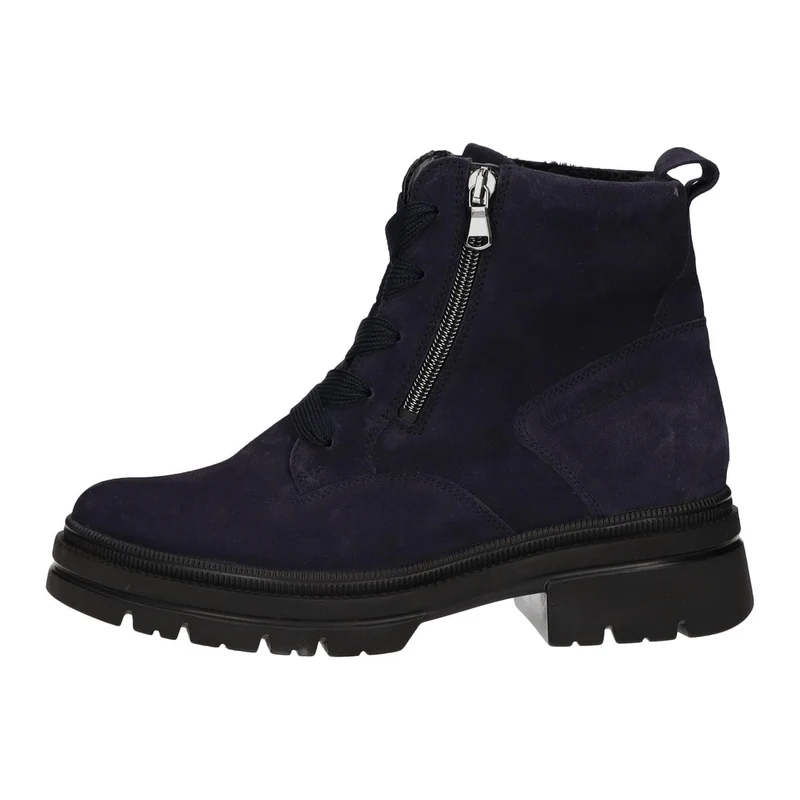 Waldläufer Schnür-Stiefeletten Dunkelblau
