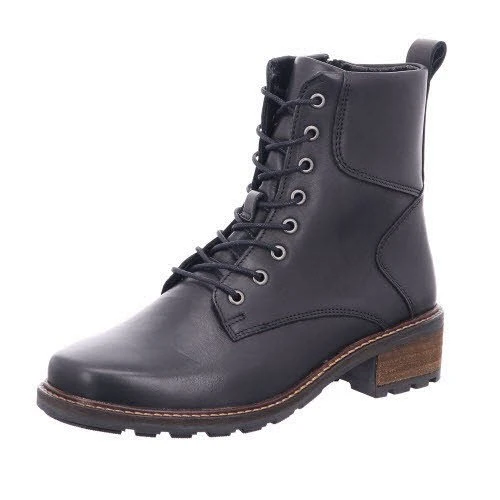 Solidus Schnür-Stiefeletten schwarz