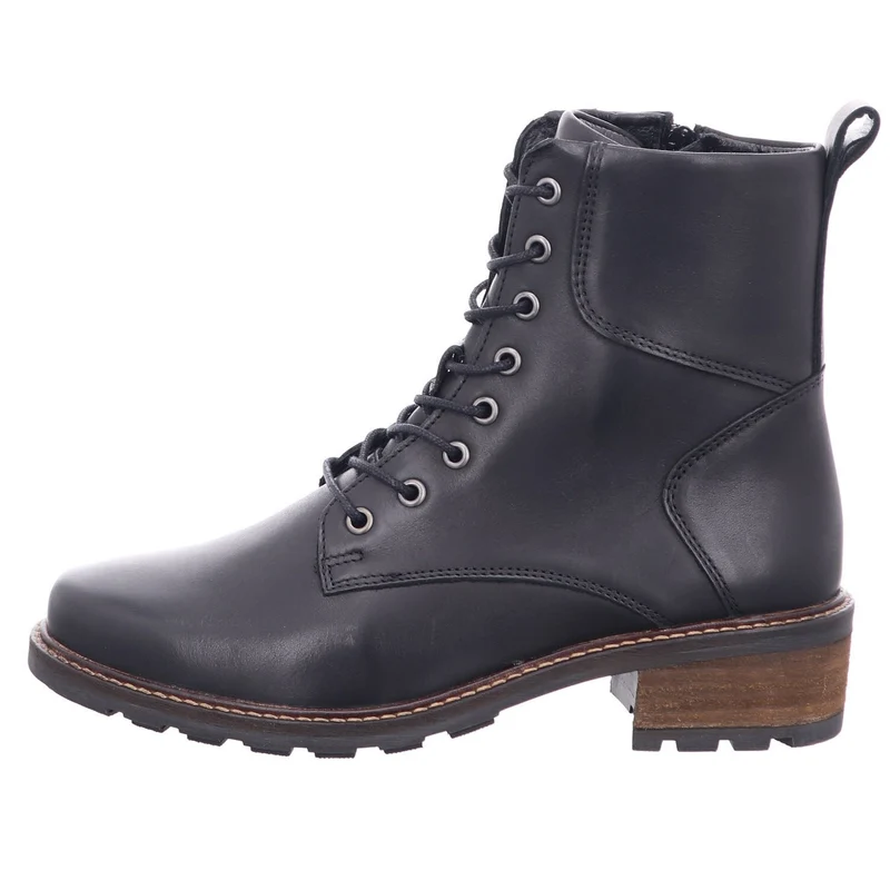 Solidus Schnür-Stiefeletten schwarz
