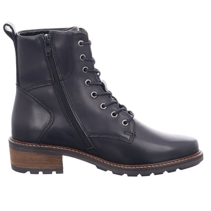Solidus Schnür-Stiefeletten schwarz