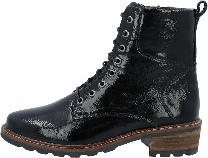 Solidus Schnür-Stiefeletten schwarz