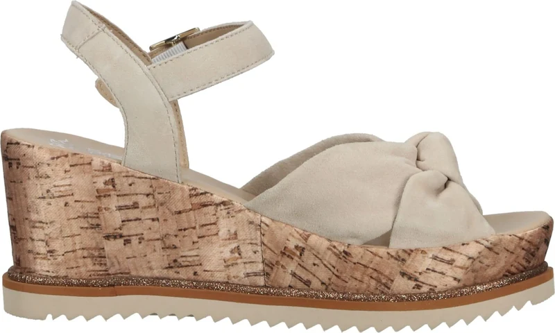Ara Plateau Sandalen beige