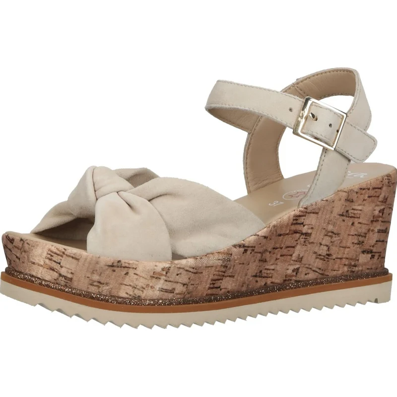 Ara Plateau Sandalen beige