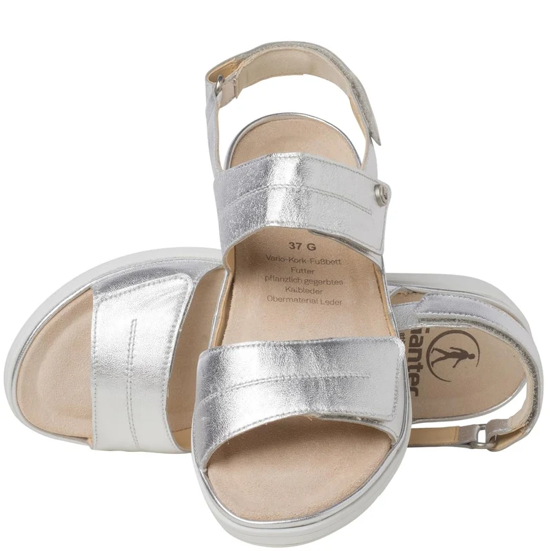 Ganter Sandale Silber
