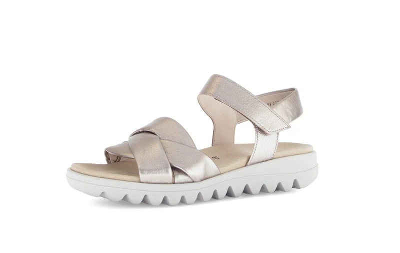 Gabor Plateau Sandalen beige