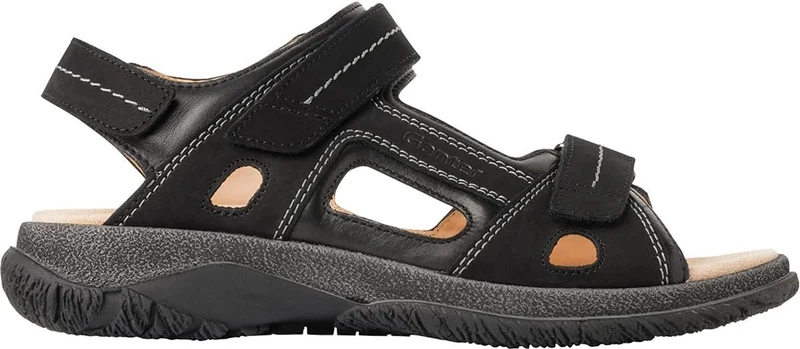 Ganter Sportliche Sandalen schwarz
