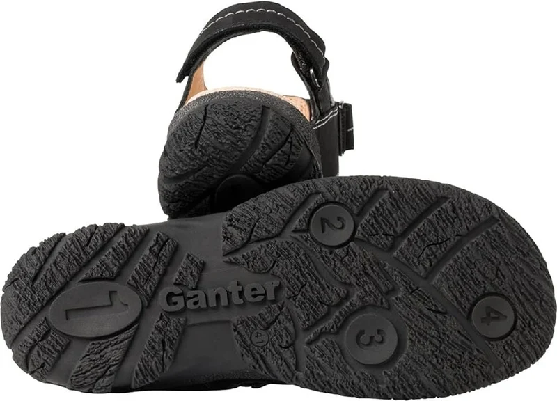 Ganter Sportliche Sandalen schwarz
