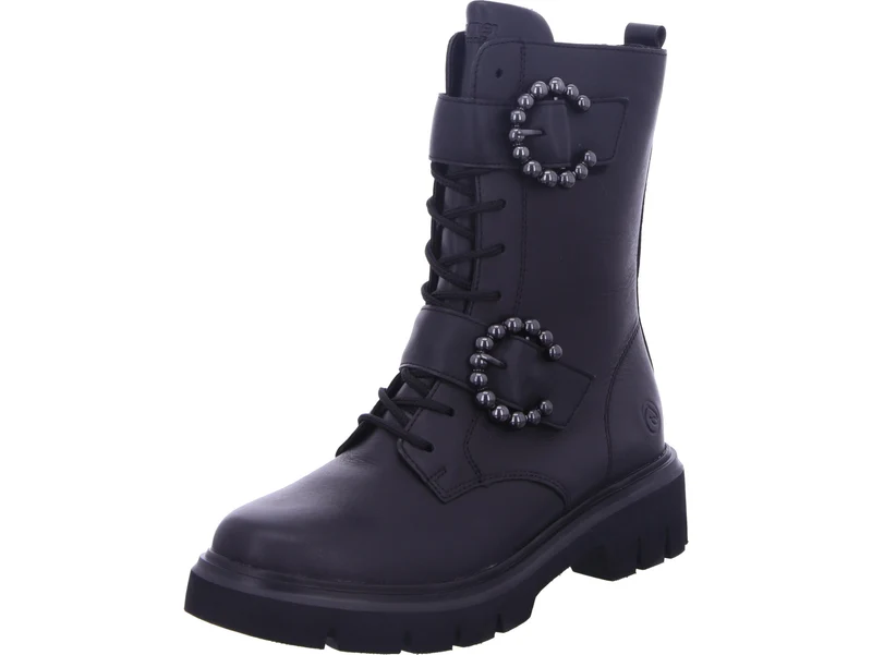 Remonte Schnür-Stiefeletten schwarz