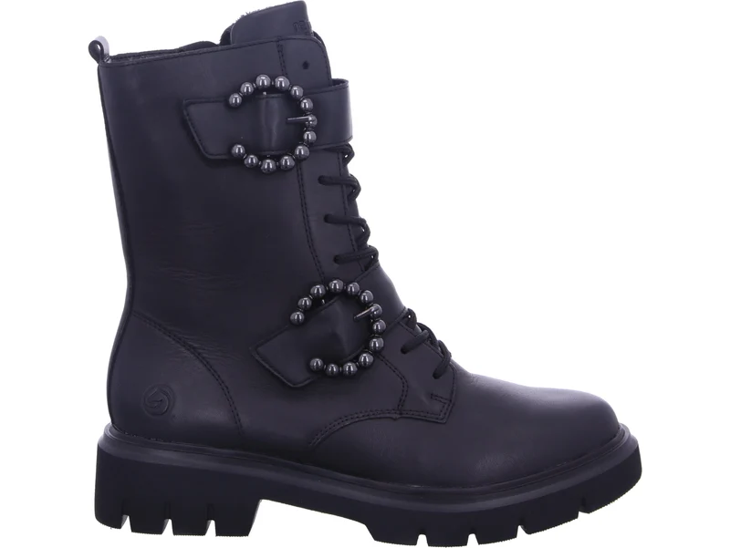 Remonte Schnür-Stiefeletten schwarz