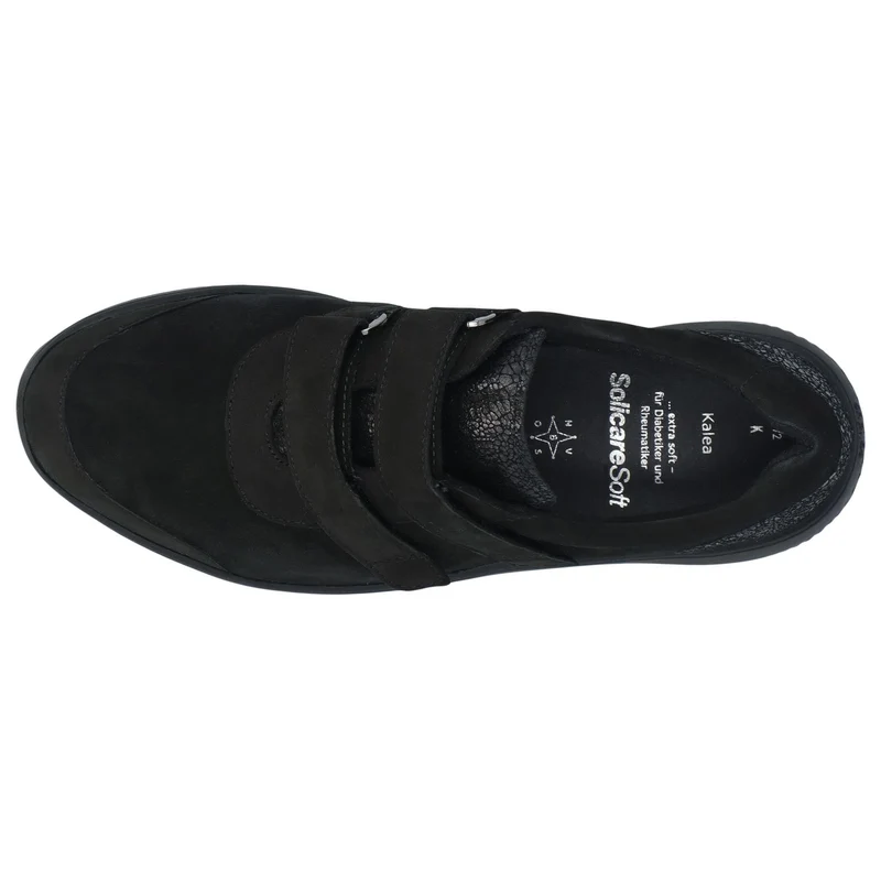Solidus Komfort Slipper schwarz