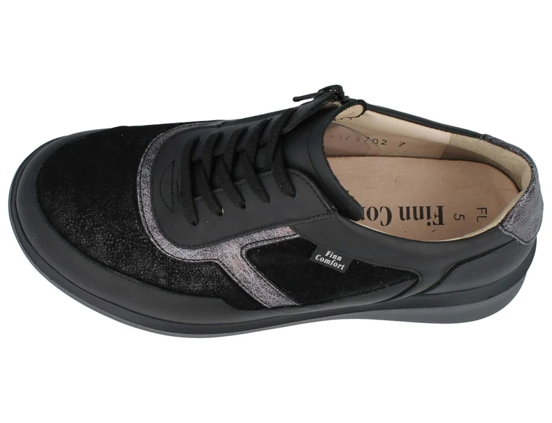 Finn Comfort Freizeit Schnürer schwarz