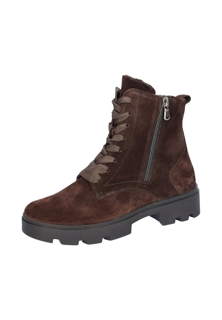 Waldläufer Schnür-Stiefeletten braun