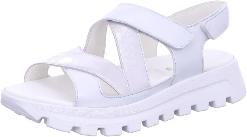 Waldläufer Komfort Sandalen weiß