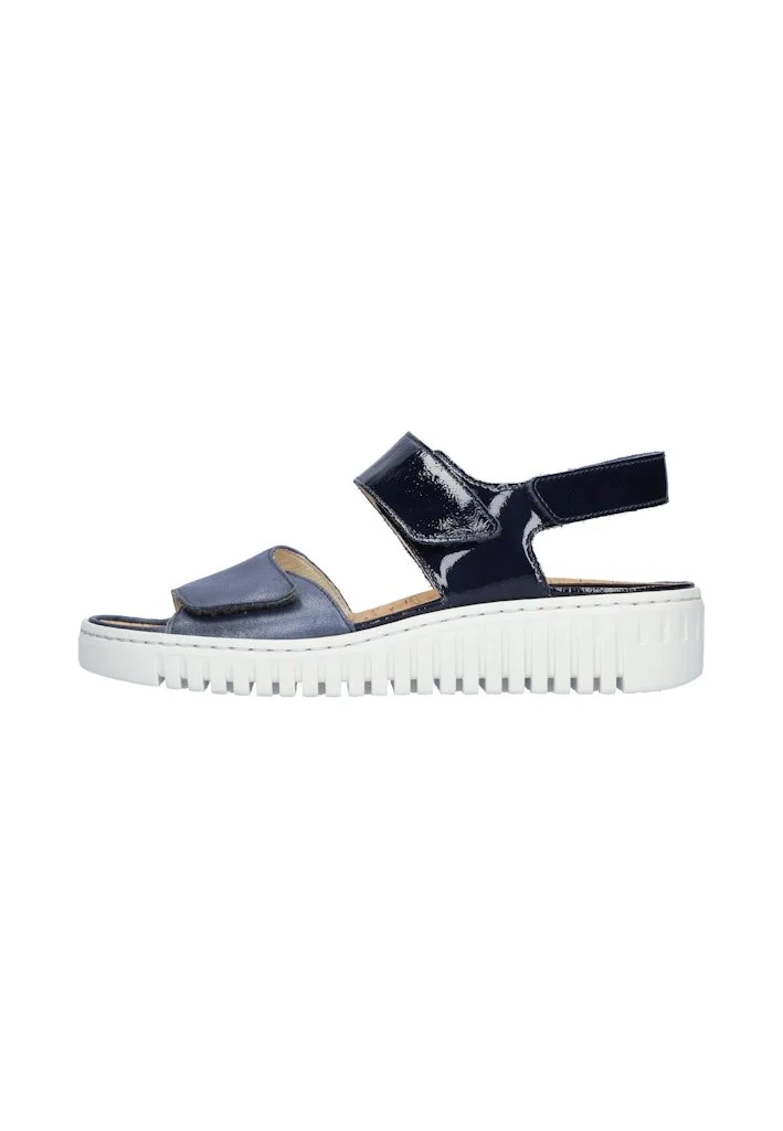 Waldläufer Komfort Sandalen Dunkelblau