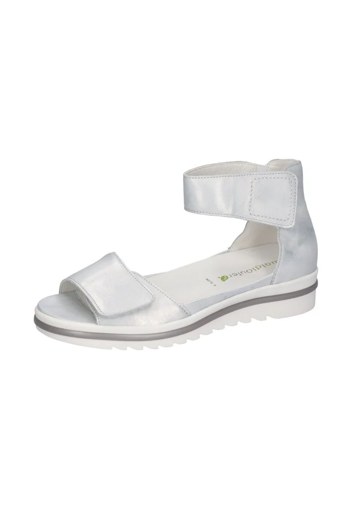Waldläufer Komfort Sandalen silber