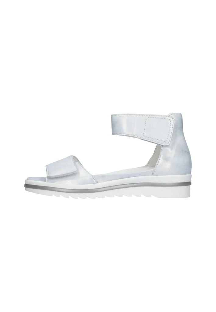 Waldläufer Komfort Sandalen silber