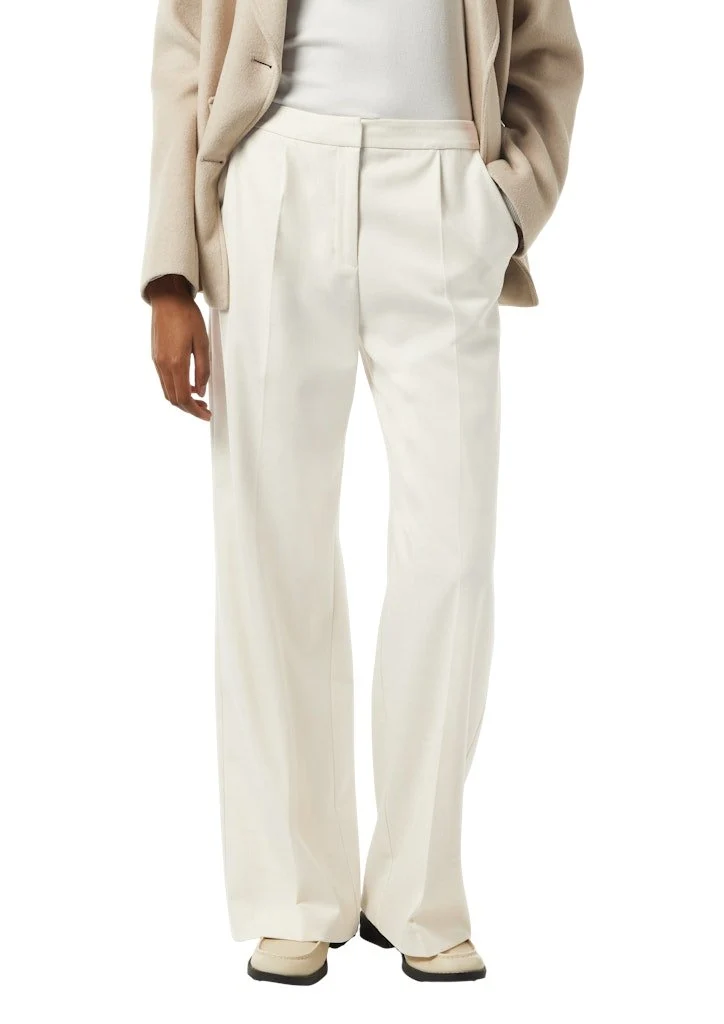 Comma Stoffhose braun