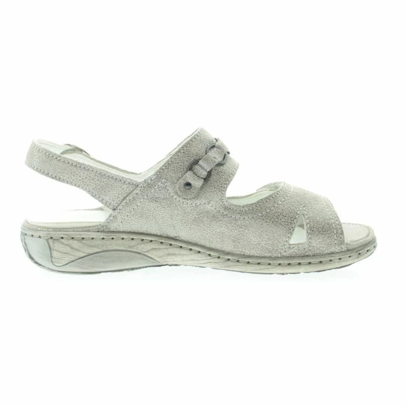 Waldläufer Komfort Sandalen hellgrau