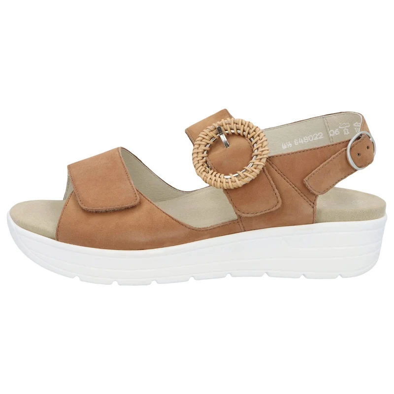 Solidus Riemchen Sandalen braun