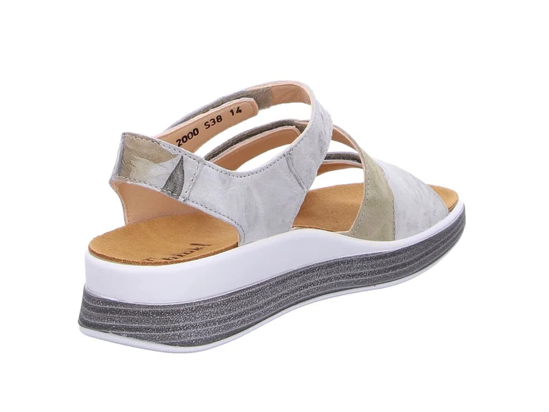 Think Komfort Sandalen silber