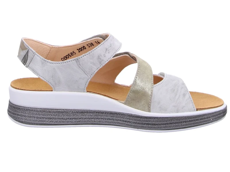 Think Komfort Sandalen silber
