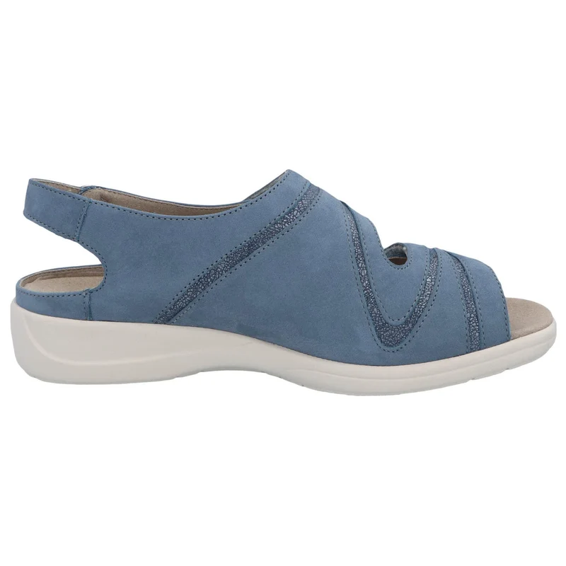 Solidus Komfort Sandalen blau