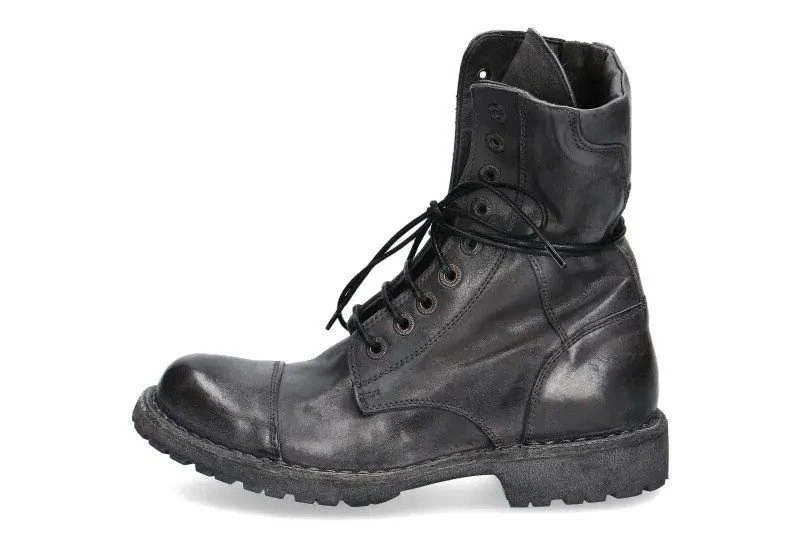 Moma Schnür-Stiefeletten zementgrau
