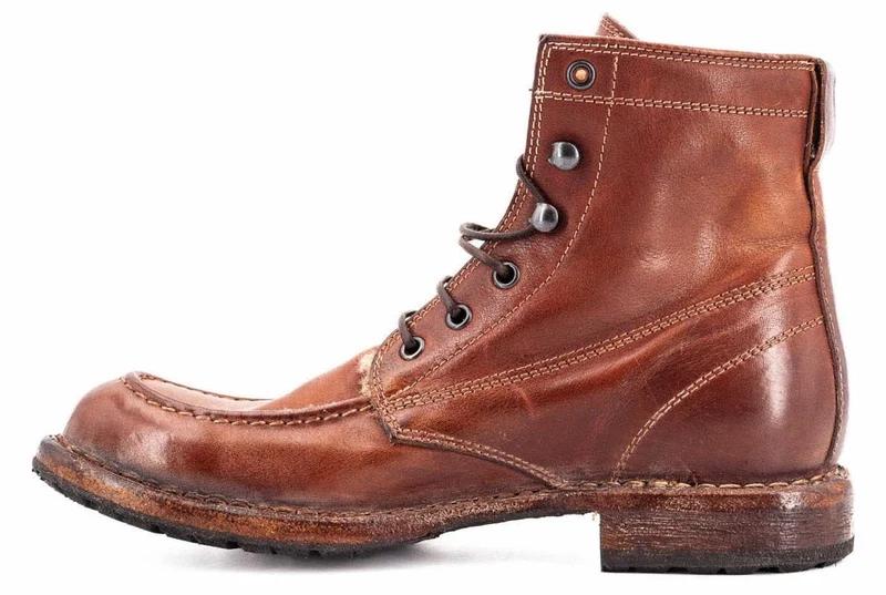 Moma Schnür-Stiefeletten braun