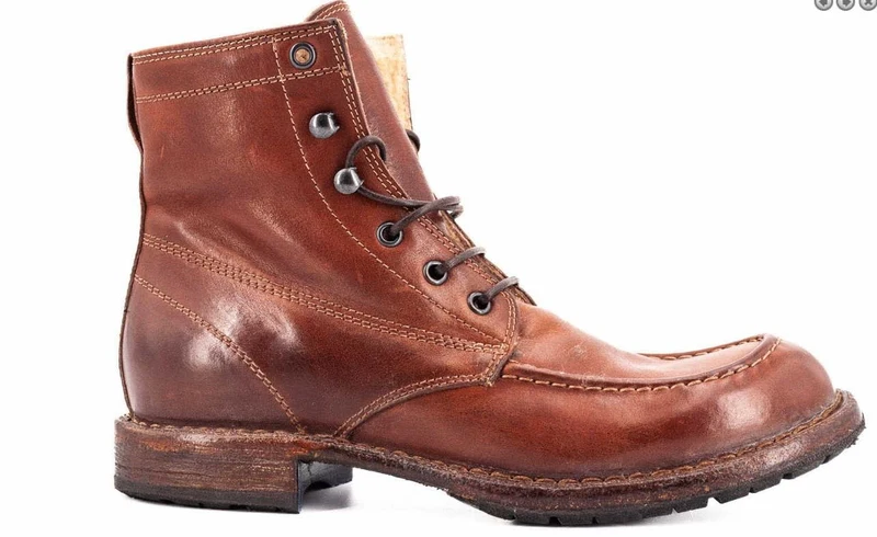 Moma Schnür-Stiefeletten braun
