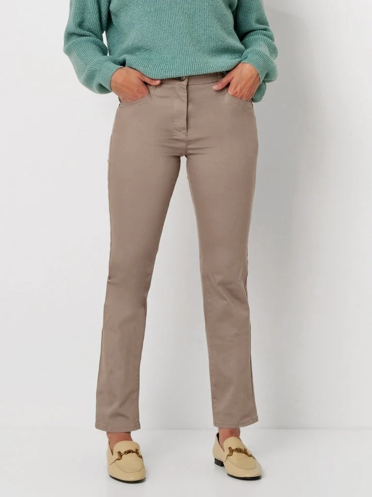Toni Stretchhose Taupe