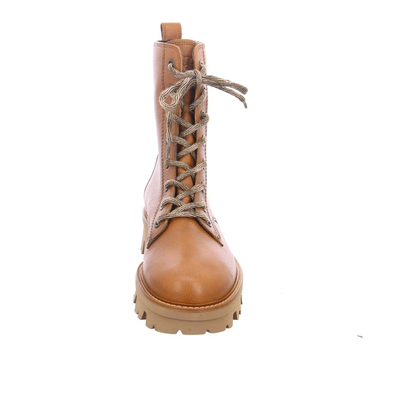 Paul Green Schnür-Stiefeletten cognac
