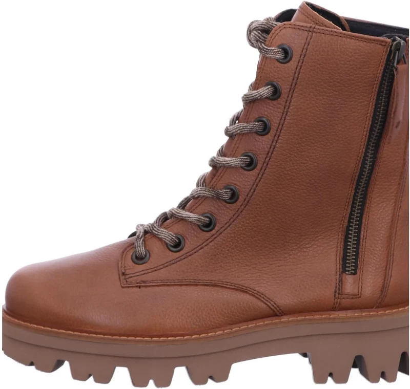Paul Green Schnür-Stiefeletten cognac