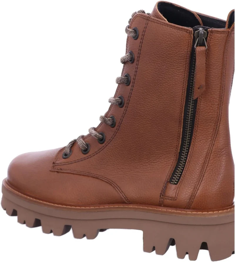 Paul Green Schnür-Stiefeletten cognac
