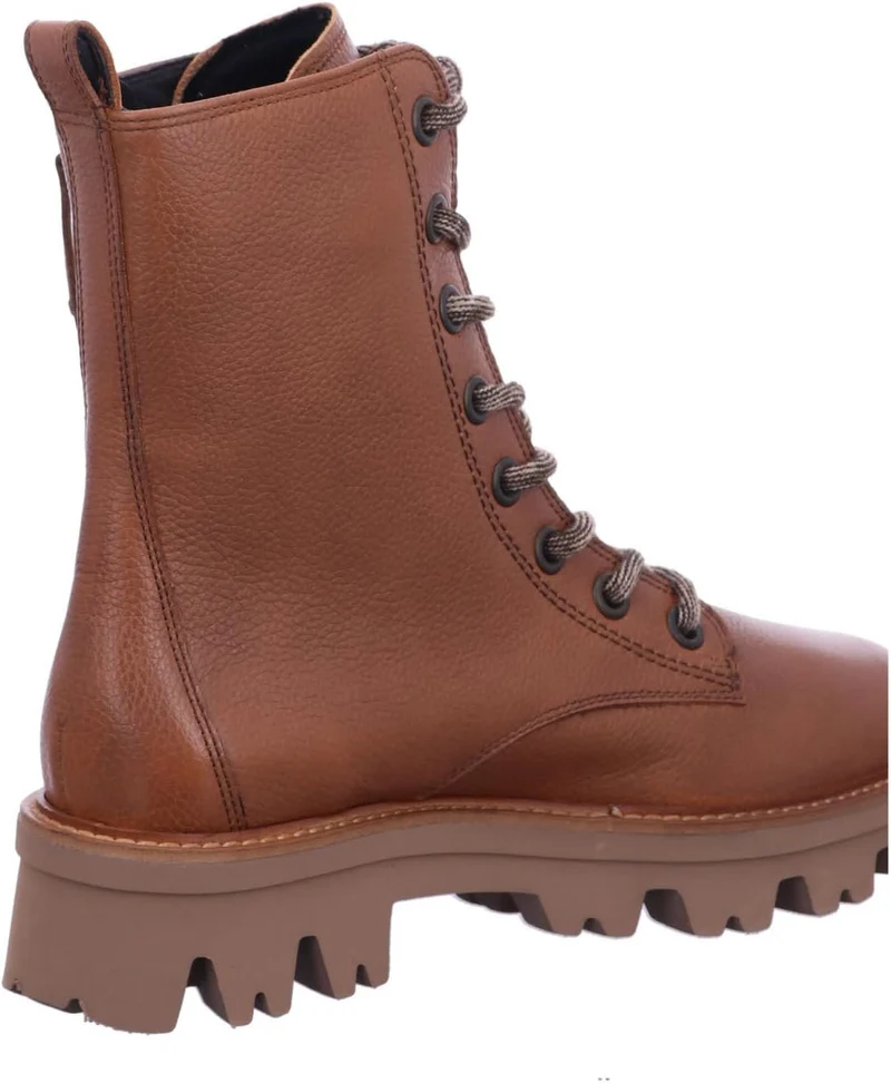 Paul Green Schnür-Stiefeletten cognac