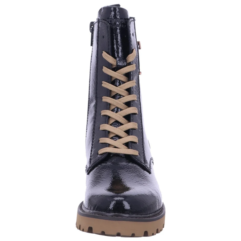 Remonte Schnür-Stiefeletten schwarz