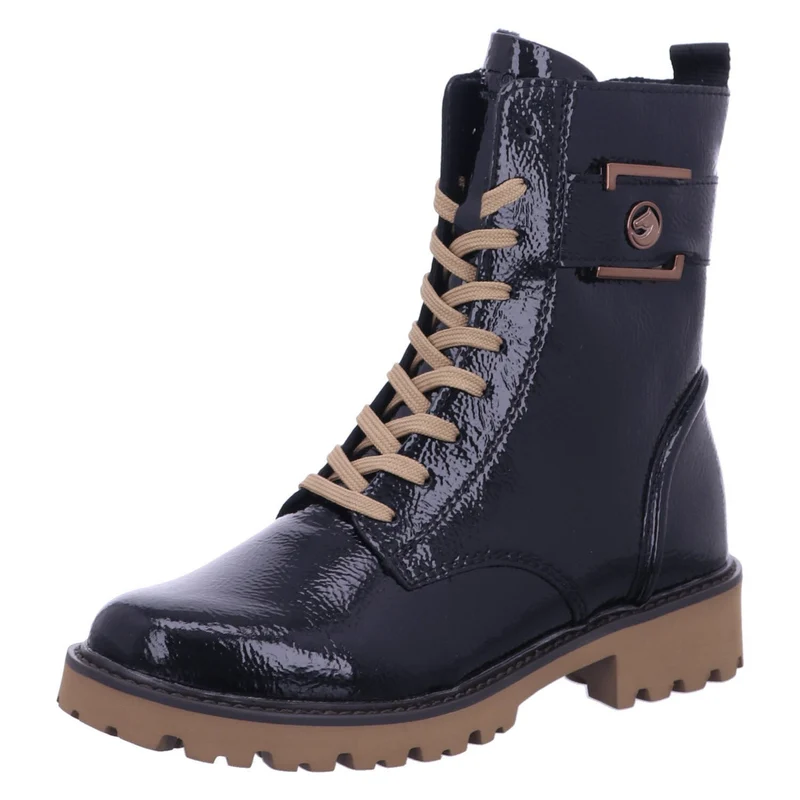 Remonte Schnür-Stiefeletten schwarz