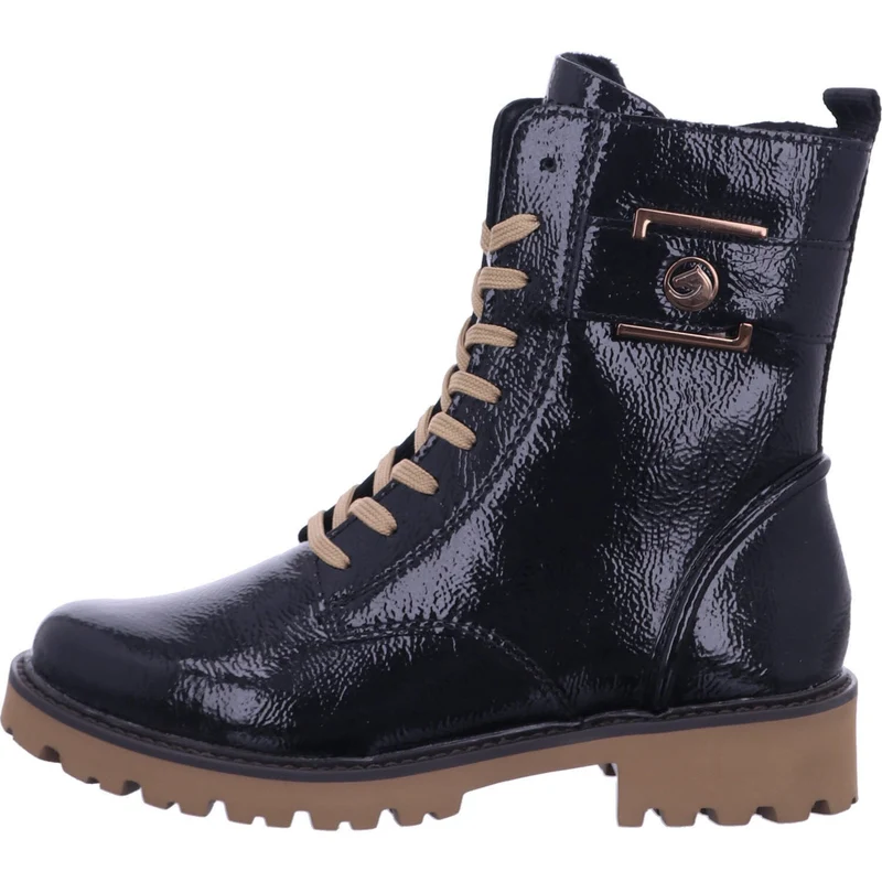 Remonte Schnür-Stiefeletten schwarz