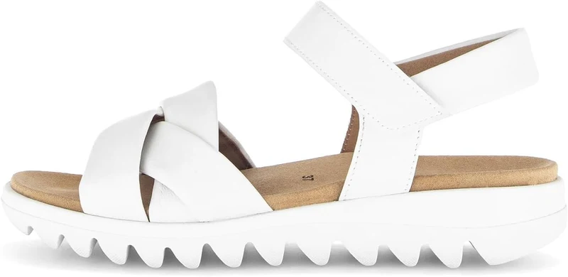 Gabor Riemchen Sandalen weiß