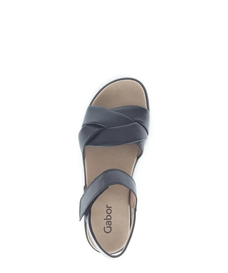 Gabor Riemchen Sandalen schwarz