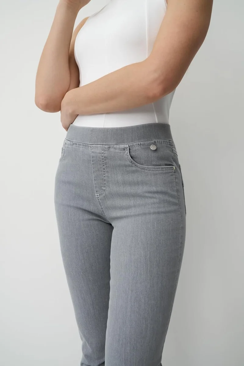 Anna Montana Stoffhose silber